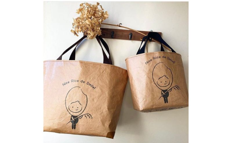 5kgコシヒカリ～アップサイクル米袋バッグ（ミニトート）付き～ お米 ライス ご飯 主食 おにぎり お弁当 石川県産 能美市産 雑貨 バック 