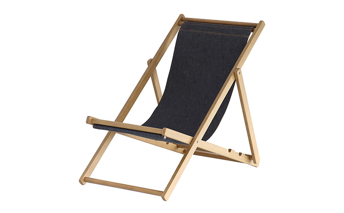 LUFT Deck Chair -デニム- アウトドア 新生活 木製 おしゃれ 市場家具