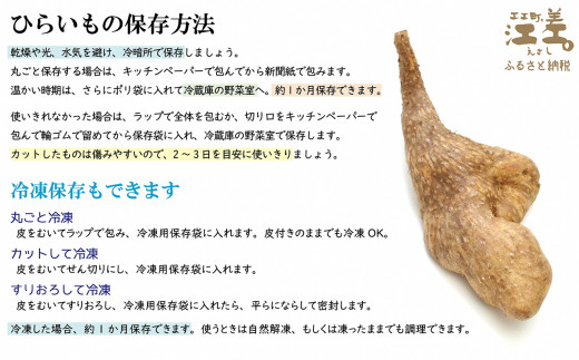 北海道江差町のふるさと納税 【早期予約 10月より順次出荷予定】北海道産 ひらいも  3kg　砂質土育ち とっても粘りが強い 北海道の山芋　もちもち食感　露地もの　無漂白　ねばり芋　やまと芋　長芋　自然薯　山かけ　とろろ　いももち　豚汁