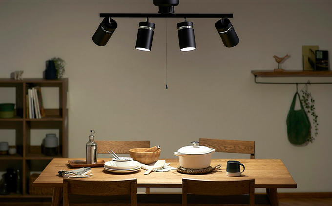 シーリングライト LED 照明 4灯 マットブラック CE4LA-22SS-MB アイリスオーヤマ 照明器具 天井照明 節電 省エネ リビング 寝室 和室 ダイニング キッチン 台所 