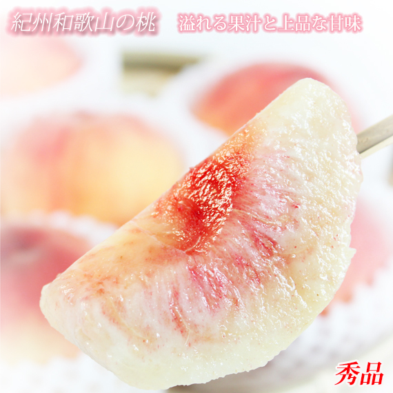 秀品 紀州和歌山産の桃 3玉 化粧箱入 ｜ もも モモ 桃 国産 フルーツ 果物 果実 産地直送 お取り寄せ ギフト デザート スイーツ 贈り物 ※2026年6月下旬～8月上旬頃に順次発送予定