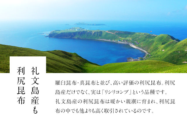 北海道礼文島産　利尻昆布 140g×3 魚貝類 こんぶ 海藻 のり 
