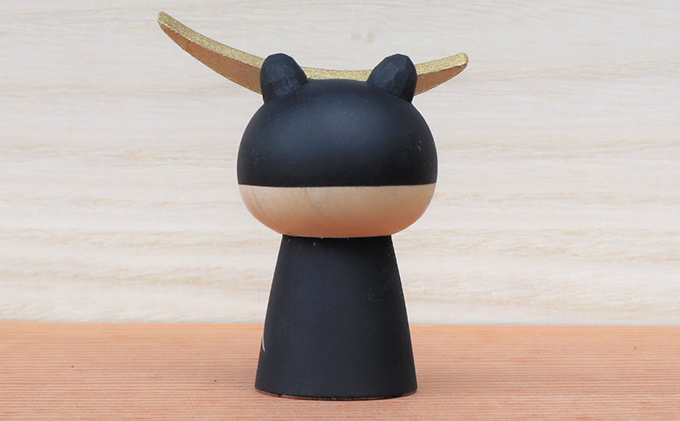 【うらにわあとりえ】まさむにゃんこけし 1体 ねこ 猫 ネコ 有名武将 伊達政宗 モチーフ シンボリック オリジナル 工芸品 新感覚 アート 手作り 観光物産品 インテリア 町のおすすめ返礼品 