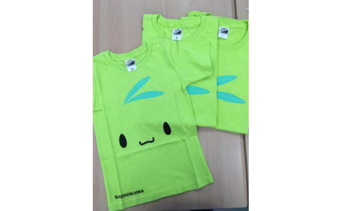 小豆島 】 オリーブしまちゃん なりきりTシャツ！M ゆるキャラ