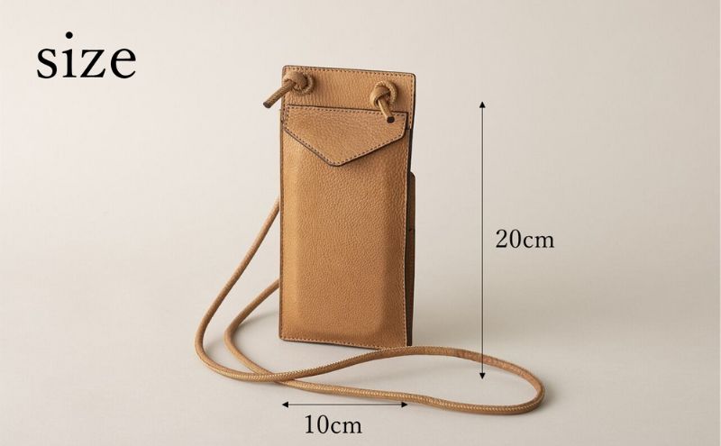 ENVELOPE（野生鹿革のスマートフォン　ミニショルダーバッグ） ファッション かばん トートバッグ 手提げ 着物 帯 