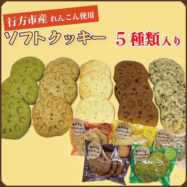 茨城県行方市のふるさと納税 DV-3　れんこん農家青年が作る★ソフトクッキー★