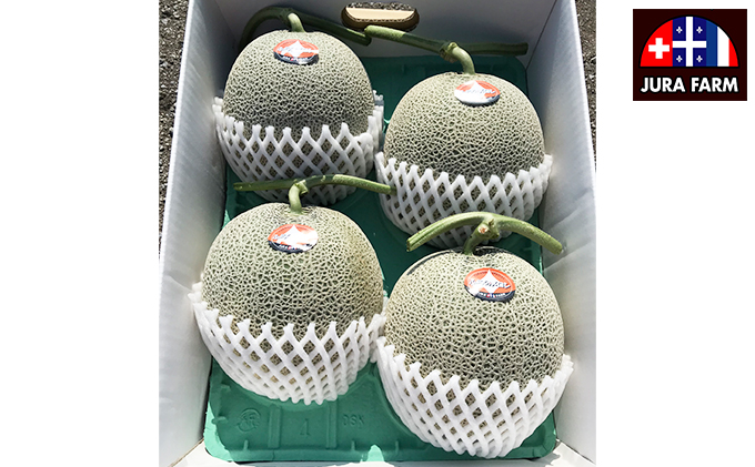 【2026年6月下旬～発送】特選 ふらの メロン 4～5玉 計約8kg 北海道 富良野市 赤肉メロン (ジュラファーム富良野) メロン フルーツ 果物 新鮮 甘い 贈り物 ギフト 道産 ジューシー おやつ ふらの ブランド 夏 