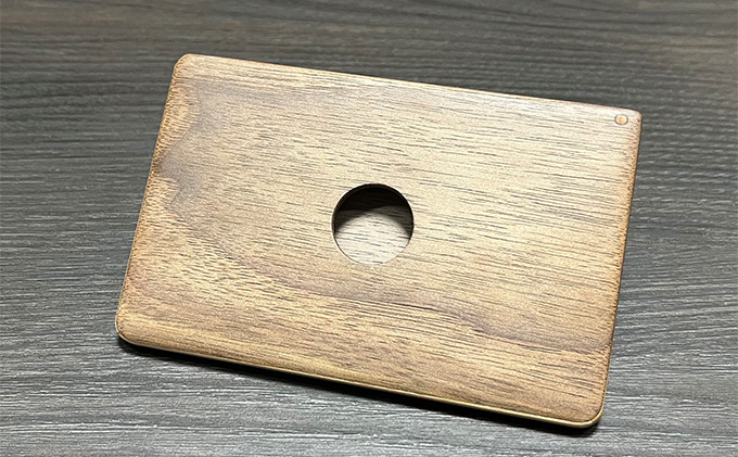木 の 名刺入れ （ウォールナット/ビーチ） bolly木工房 木材 ビジネスシーン 工芸品 雑貨 日用品 