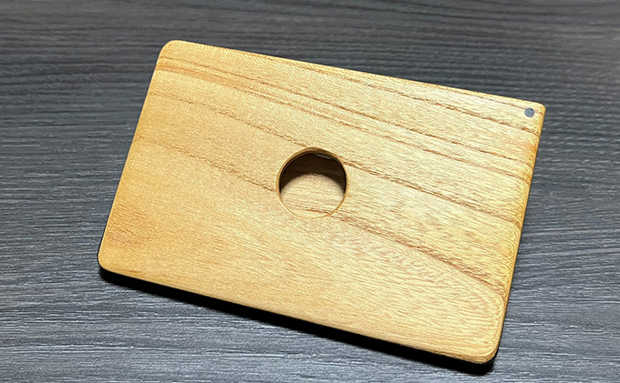 岡山県赤磐市のふるさと納税 木 の 名刺入れ （ケヤキ/黒檀） bolly木工房 木材 ビジネスシーン 工芸品 雑貨 日用品