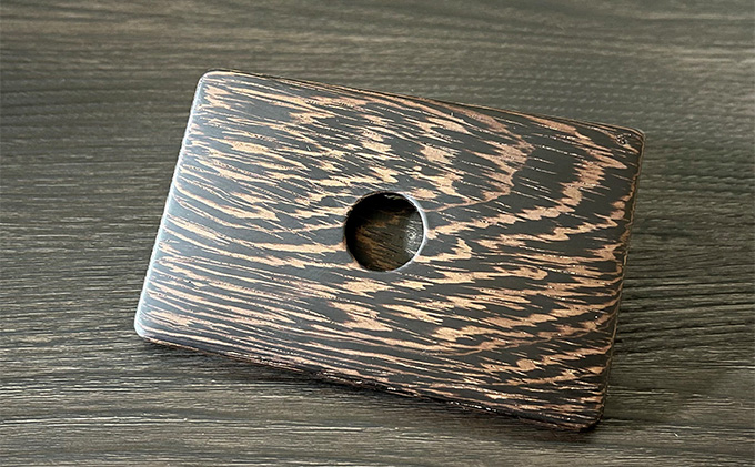 木 の 名刺入れ （ウエンジ/ウエンジ） bolly木工房 木材 ビジネスシーン 工芸品 雑貨 日用品 