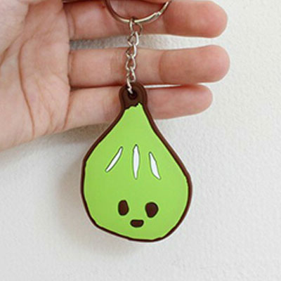いちじくいちを ラバーキーホルダー キャラクター 雑貨 日用品 