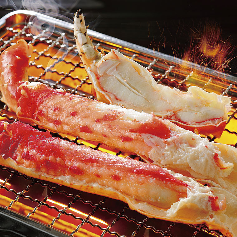 【12月25日決済確定分まで年内発送】ボイル たらばがに 足 1.3kg カット済 ハーフポーション タラバ 弥七商店 かに弥 たらば蟹 タラバガニ かに カニ 蟹 鍋 焼きガニ