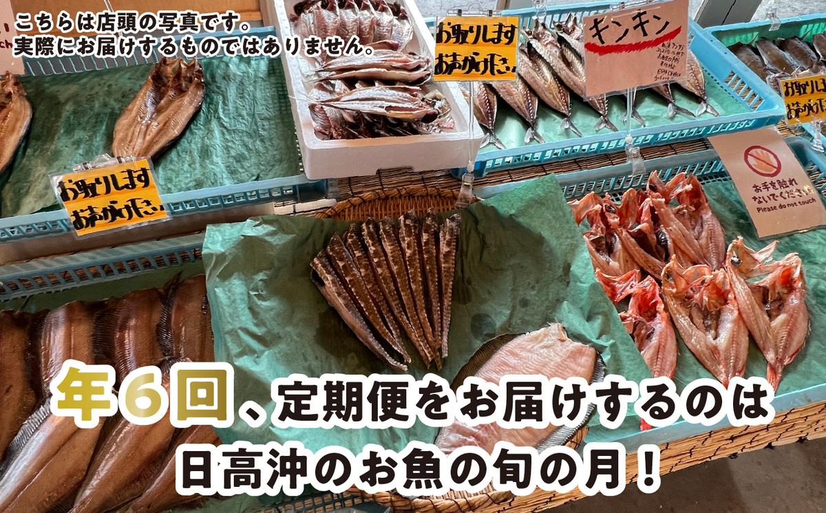 北海道新ひだか町のふるさと納税 ＜定期便6回＞北海道産 旬の魚介4～5種 お楽しみ定期便
