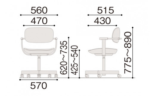 イトーキ バーテブラ03 （vertebra03）ワークチェア【 お客様組立品 ( かんたん組立 ) /   5本脚 本体：チェスナットブラウン CD張地：ダークオリーブ 抵抗付ウレタン双輪キャスター / 柴田文江氏デザイン / 日本製 】  オフィスチェア デスクチェア ダイニングチェア KG825CDM1F2L2CF (KG825CDM1F2L2C)【EI024W】