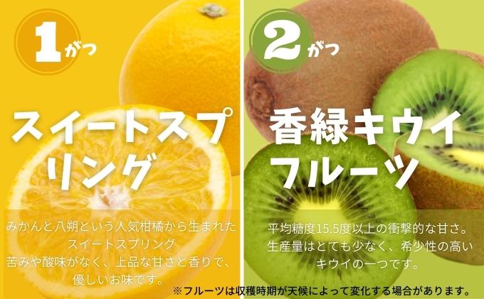 香川県土庄町のふるさと納税 【 小豆島 】土庄町 ふるさと果実 12回 定期便 フルーツ 果物 季節 旬 キウイ キウイフルーツ デコポン 柑橘 いちご 苺 イチゴ 甘夏柑 びわ みかん 蜜柑 シャイン マスカット ぶどう 葡萄 くだもの 国産 香川 香川県 土庄 土庄町