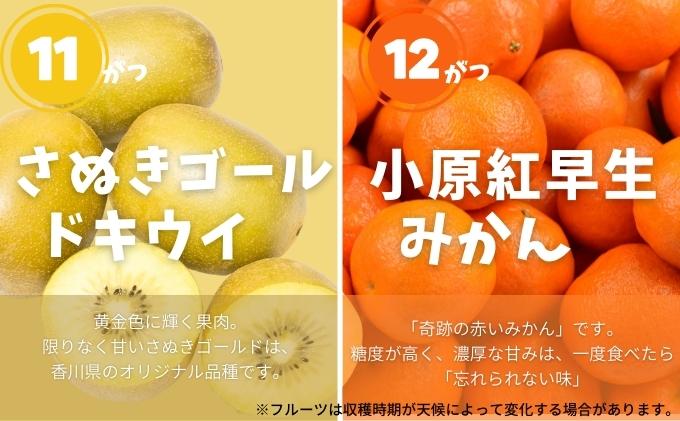 香川県土庄町のふるさと納税 【 小豆島 】土庄町 ふるさと果実 12回 定期便 フルーツ 果物 季節 旬 キウイ キウイフルーツ デコポン 柑橘 いちご 苺 イチゴ 甘夏柑 びわ みかん 蜜柑 シャイン マスカット ぶどう 葡萄 くだもの 国産 香川 香川県 土庄 土庄町