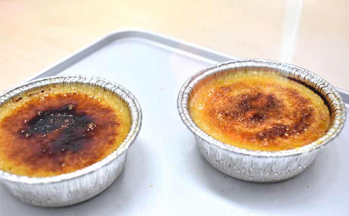 「La Salute」のカタラーナ（4個）ご家庭用 お菓子 スイーツ 焼菓子 イタリアン 出張料理 おもてなし 甘さ 和三盆糖 濃口醤油 カラメル 添加物 手作り 