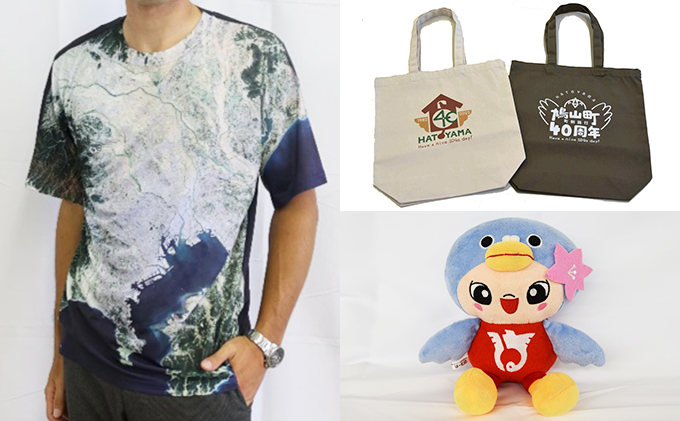 ふるさと納税 服 埼玉県 鳩山町 オリジナル衛星Tシャツ・エコバッグのセット Mサイズ オリジナル衛星Tシャツ　Mサイズ オリジナル衛星Tシャツ・エコバッグのセット Mサイズ - 埼玉県