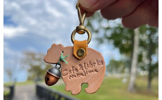 10-508 【年内配送12月15日入金まで】くまチャーム　キーホルダー(ナチュラル) within2025