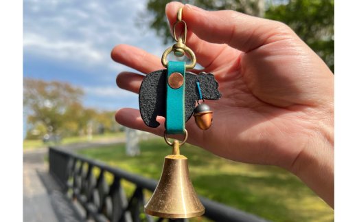 15-262 【年内配送12月15日入金まで】くま鈴(ブラック) within2025