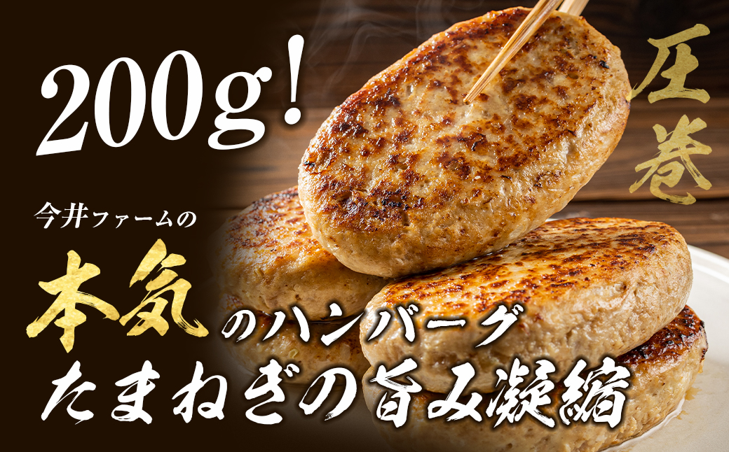 兵庫県淡路市のふるさと納税 淡路島たまねぎどっさりジャンボハンバーグ 200g×12個　　[ハンバーグ 合挽 ハンバーグ 淡路島ハンバーグ ハンバーグ]