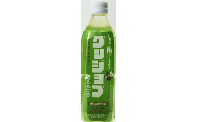 はちみつ梅ウォーター　グッジョブ6本 果汁飲料 ジュース ハチミツ 蜂蜜 うめ ウメ 