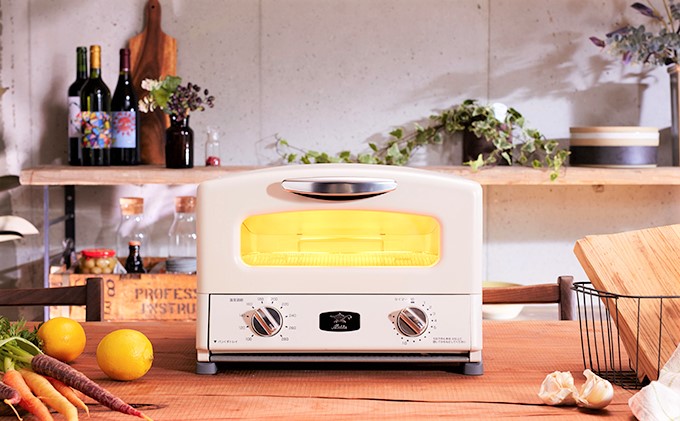 【加西市×多可町】アラジン グリル＆トースター 4枚焼き 白 × 播州百日どり1.2kg  AGT-G13BW