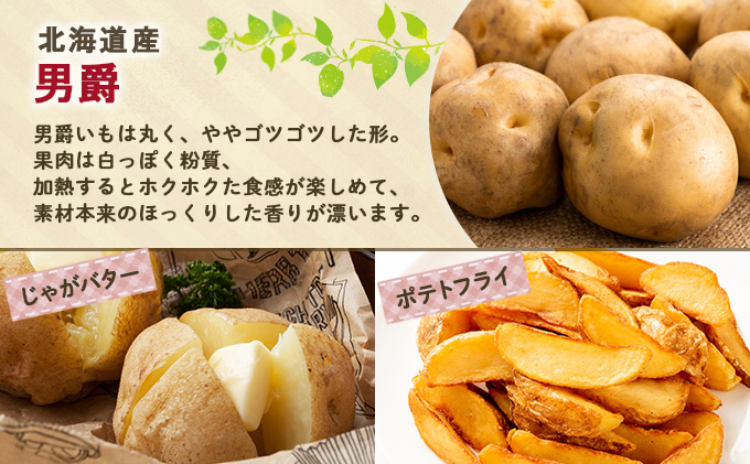 北海道産 道塚農園 じゃがいも 食べ比べ 2種セット 男爵 北
