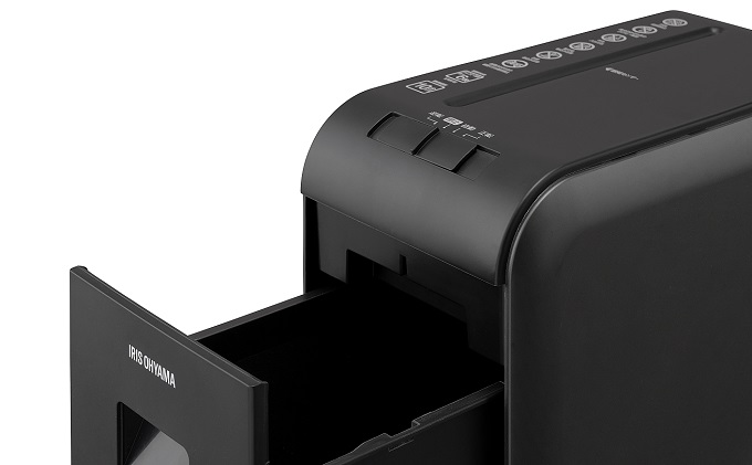パーソナルシュレッダー クロスカット P6HCSV-B ブラック シュレッダー 家庭用 電動 静音 コンパクト 12L 細断 10分連続使用 個人情報 書類 リモート アイリスオーヤマ 在宅 オフィス 