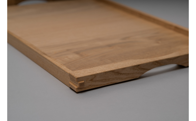 お膳 白 2枚組 トレー 木製トレー 木製 おしゃれ 木 盆 お盆 おぼん 2