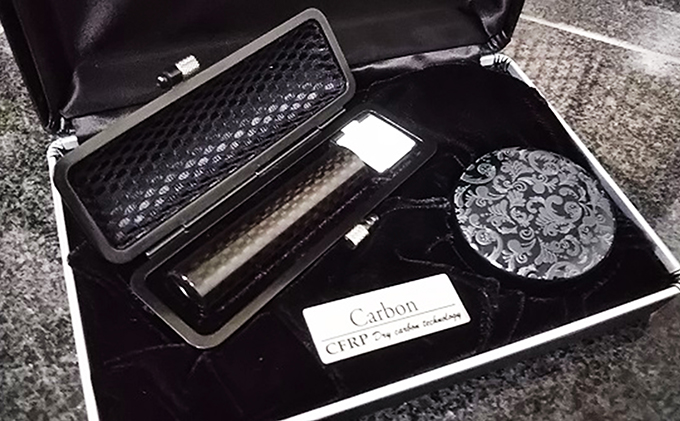 カーボン製印鑑15mm 雑貨 日用品 