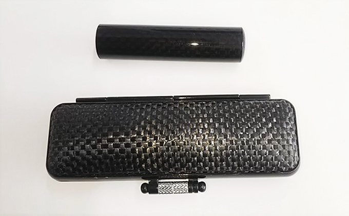 カーボン製印鑑15mm 雑貨 日用品 