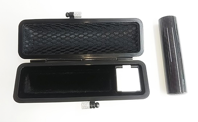 カーボン製印鑑15mm 雑貨 日用品 