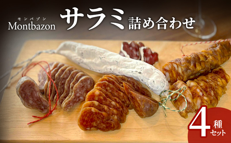【愛知県日進市】サラミ 4種 セット ゴシック シャルキュトリー ソーセージ ウィンナー ウインナー 燻製 詰め合わせ ギフト 贈答 贈答品 肉 お肉 豚肉 豚 ポーク 熟成肉 加工食品 加工品 白カビ つまみ おつまみ 酒のつまみ 冷蔵 冷蔵配送 愛知 愛知県 日進市