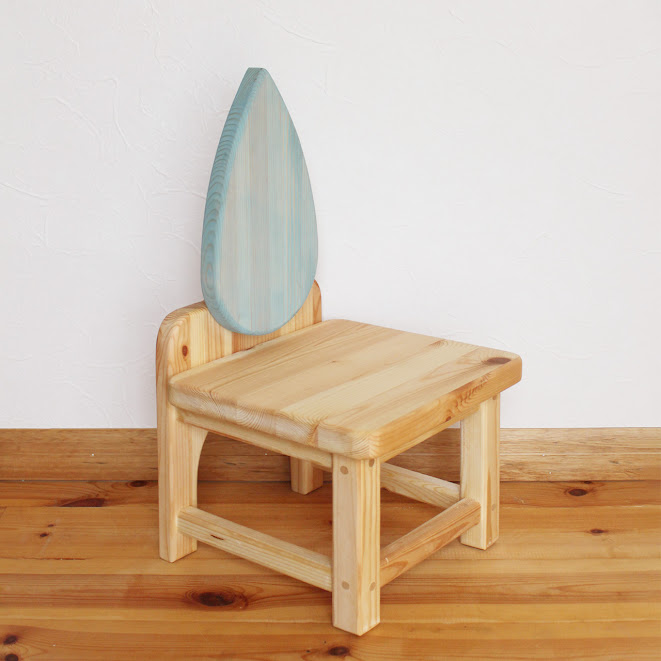 こども椅子　しずく（color：ソーダー）
※着日指定不可