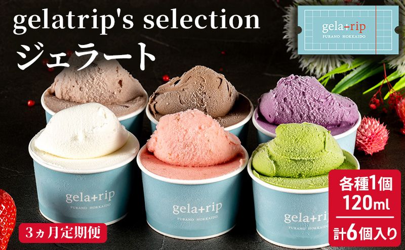 gelatrip's selection ジェラート12個 BOX 北海道 上富良野町 アイス