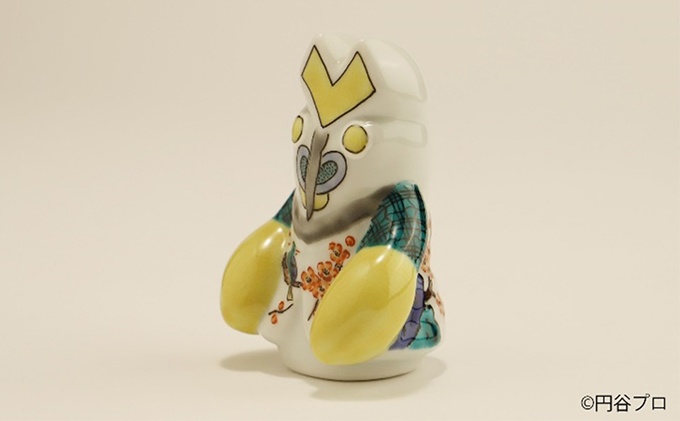 九谷焼　バルタン星人　古九谷風 a05 工芸品 焼き物 キャラクター キャラ ヒーロー アニメ インテリア 置き物 雑貨 シリーズもの テレビアニメ ウルトラマンシリーズ 敵 