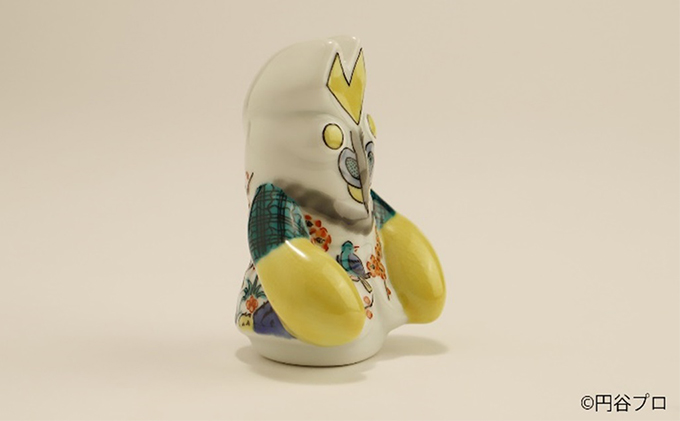 九谷焼　バルタン星人　古九谷風 a05 工芸品 焼き物 キャラクター キャラ ヒーロー アニメ インテリア 置き物 雑貨 シリーズもの テレビアニメ ウルトラマンシリーズ 敵 