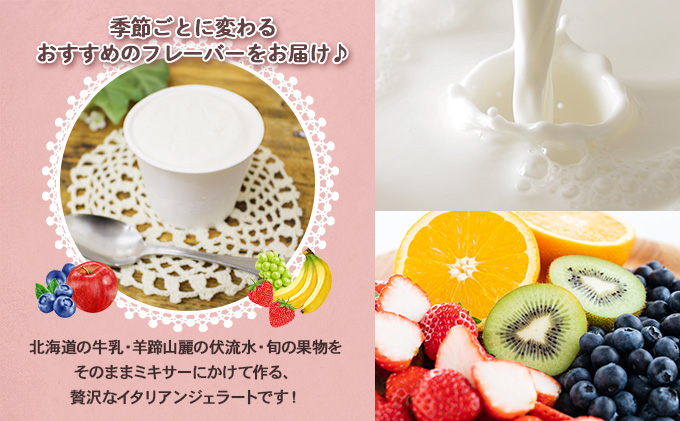 北海道 Ruhiel 完熟フルーツジェラート 120ml 12個セット アイス 詰め合わせフルーツ 果物 牛乳 自家製 スイーツ ジェラート パーティー お取り寄せ ギフト デザート ルヒエル 倶知安町 お菓子 