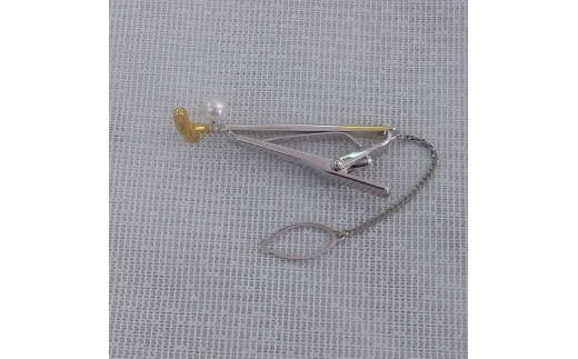 25-18伊勢志摩あこや本真珠ネクタイピンゴルフクラブ(パター)