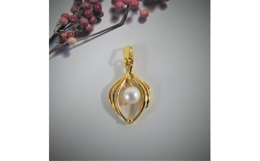 10-48伊勢志摩あこや本真珠ペンダント(S01)