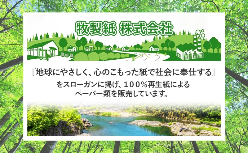 岐阜県美濃市のふるさと納税 トイレットペーパー 森を守ろう 55m シングル 計96ロール 12ロール×8袋 紙 ペーパー ソフト 日用品 消耗品 リサイクル 再生紙 無香料 厚手 トイレ用品 衛生用品 備蓄 ストック 非常用 防災 生活応援 牧製紙 送料無料 岐阜県 美濃市