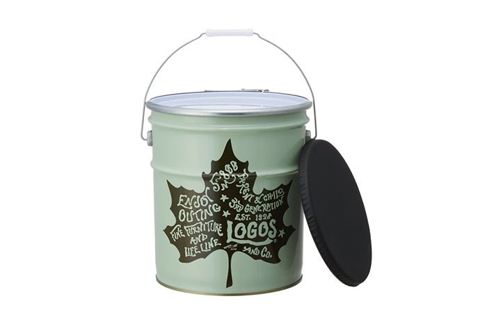 ヴィンテージペールCAN キャンプ 雑貨 LOGOS コラボ ロゴ入り
