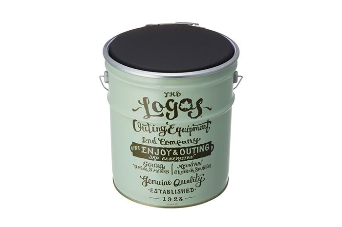 ロゴス　ヴィンテージペールＣＡＮ ＬＯＧＯＳ 座席用クッションプラス1枚 ヴィンテージペールCAN キャンプ 雑貨 LOGOS コラボ ロゴ入り