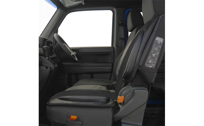 N-VAN専用クッション　助手席用 カー用品 車用 アクセサリー ホンダ 背もたれ付き 乗り心地 快適 メッシュ素材 通気性 姿勢 長時間 首 背 座面 アタッチメント 着脱 簡単 取付 