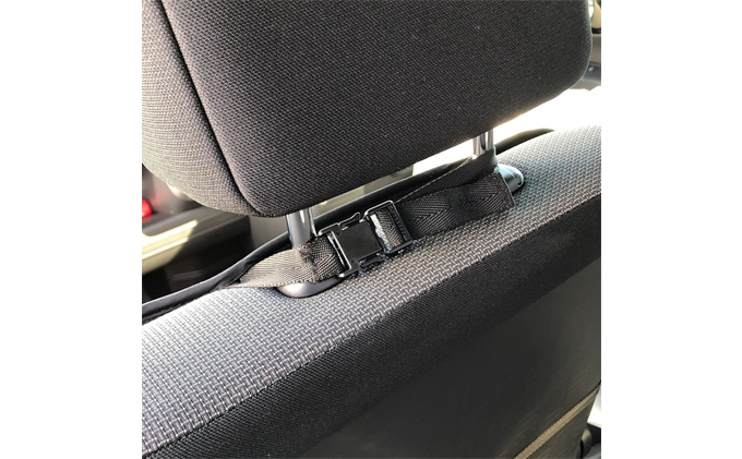 N-VAN専用クッション　助手席用 カー用品 車用 アクセサリー ホンダ 背もたれ付き 乗り心地 快適 メッシュ素材 通気性 姿勢 長時間 首 背 座面 アタッチメント 着脱 簡単 取付 