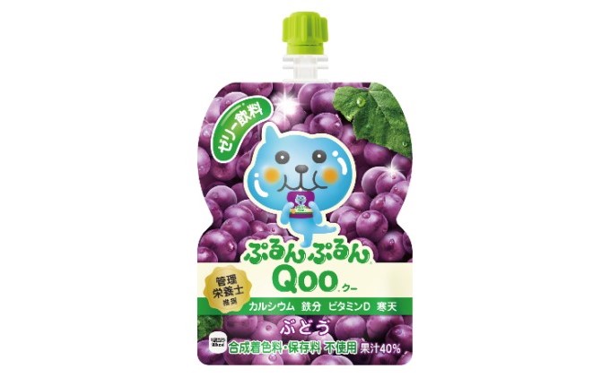コカコーラ ぷるんぷるんQoo ぶどう 125g×30本 ミニッツメイド Qoo パウチ ジュース 飲料 ブドウ 葡萄 コカ・コーラ 