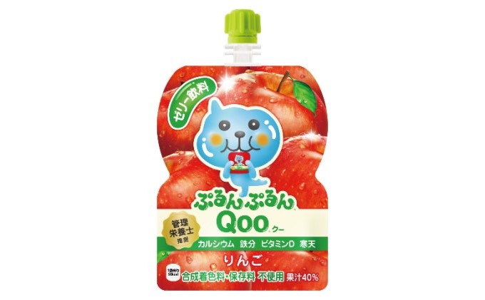 コカコーラ ぷるんぷるんQoo りんご 125g×30本 ミニッツメイド Qoo パウチ ジュース 飲料 リンゴ アップル 林檎 コカ・コーラ 