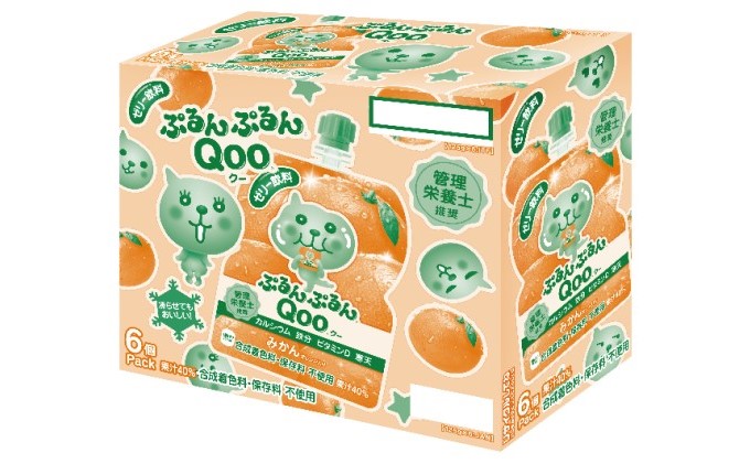 コカコーラ ぷるんぷるんQoo みかん Qoo 125g×30本 ミニッツメイド Qoo パウチ ジュース 飲料 蜜柑 ミカン 柑橘 コカ・コーラ 