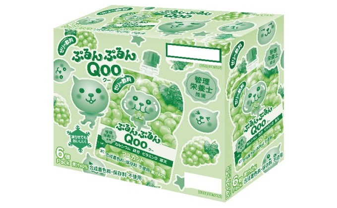 コカコーラ ぷるんぷるんQoo マスカット 125g×30本 ミニッツメイド Qoo パウチ ジュース 飲料 ぶどう ブドウ 葡萄 コカ・コーラ 